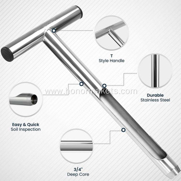 Hot Sale soil sampling tools T-Style Handle Soil Sampler Probe Stainless Steel Tubular soil remover Test Kits